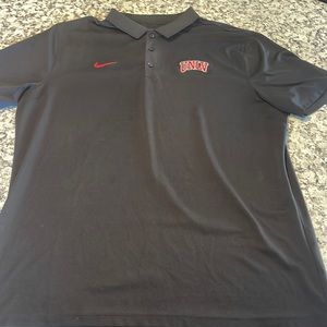 NIKE Golf Dri-fit UNLV men’s extra large black polo